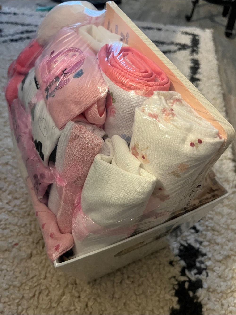 Pink Baby Gift Set - Plush lovey & Essentials - Picture 2 of 2